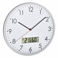 TFA-Dostmann 60.3048.02 wall/table clock Parete Digital clock Rotondo Bianco