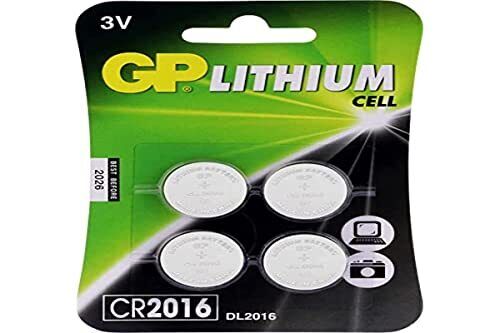 GP Battery VD103180 CR 2016 4 Pile al Litio