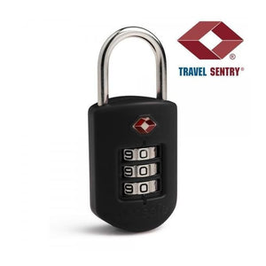 Pacsafe Prosafe 1000 Lucchetto a combinazione per bagagli Plastica, Acciaio inossidabile Nero