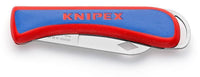 Knipex 16 20 50 SB Taglierino Blu, Rosso, Acciaio inossidabile Taglierino a lama retrattile