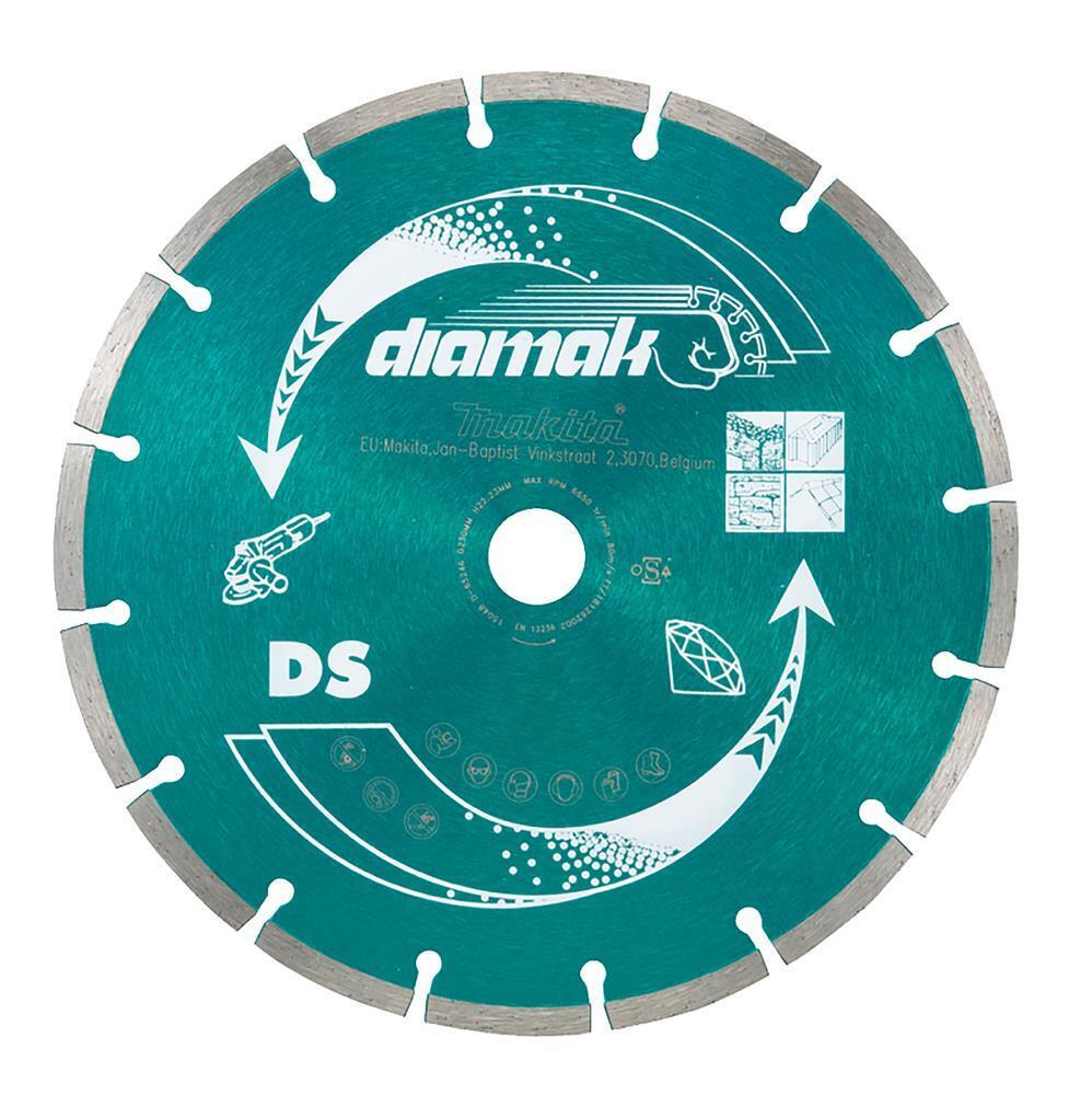 Makita D-61123 disco diamantato 11,5 cm Lama diamantata con orlo segmentato