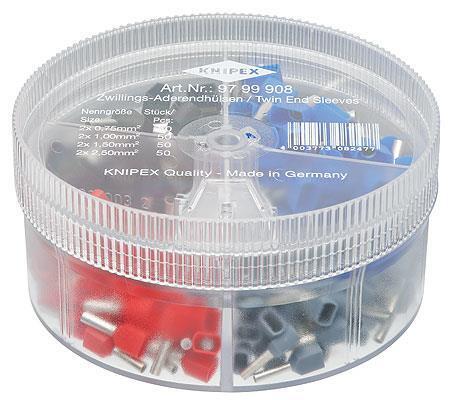 Knipex 97 99 908 guaina per cavo Nero, Blu, Rosso, Argento, Giallo 18 9 cm