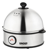 Unold 38626 Pentolino per uova 7 uovo/uova 360 W Nero, Acciaio inox