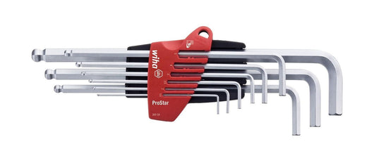 Wiha 07185 chiave esagonale Set di chiavi esagonali a L Metrico 9 pz