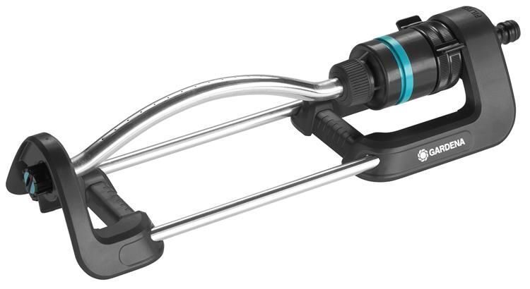 Gardena 18920-20 irrigatore Sistema di spruzzo d'acqua oscillante Nero, Argento