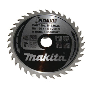 Makita B-33635 lama circolare 13,6 cm 1 pz