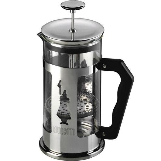 Bialetti 0003160 caffettiera manuale Set di French press 0,35 L Nero, Acciaio inossidabile