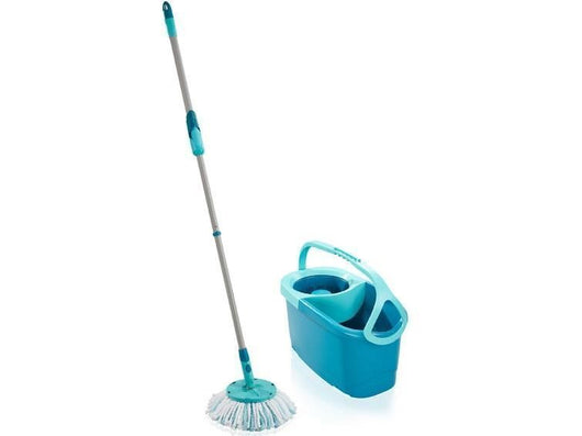 Leifheit Clean Twist Disc Mop sistema a mocio e secchio Serbatoio singolo Blu