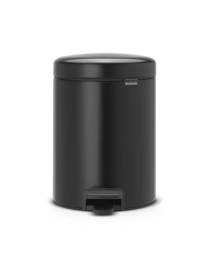 Brabantia Pedal Bin newIcon Rotondo Nero