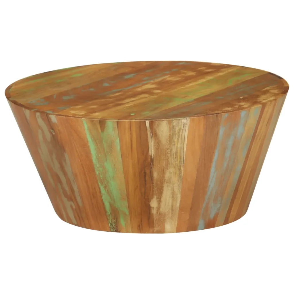 Tavolino da Salotto-Tavolino da soggiorno-Tavolo ?65x31 cm in Legno Massello di Recupero