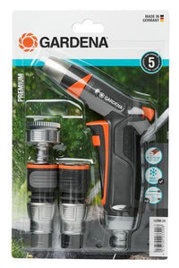 Gardena 18298-20 raccordo e adattatore per tubo Connettore per pistola/ irrigatore Plastica Grigio, Arancione 5 pz