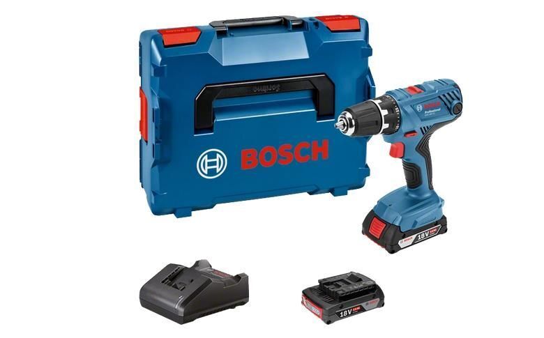 Bosch GSR 18V-21 Professional 1800 Giri/min Nero, Blu