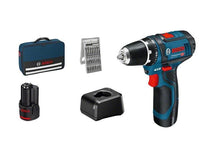 Bosch GSR 12V-15 Professional 1300 Giri/min Nero, Blu