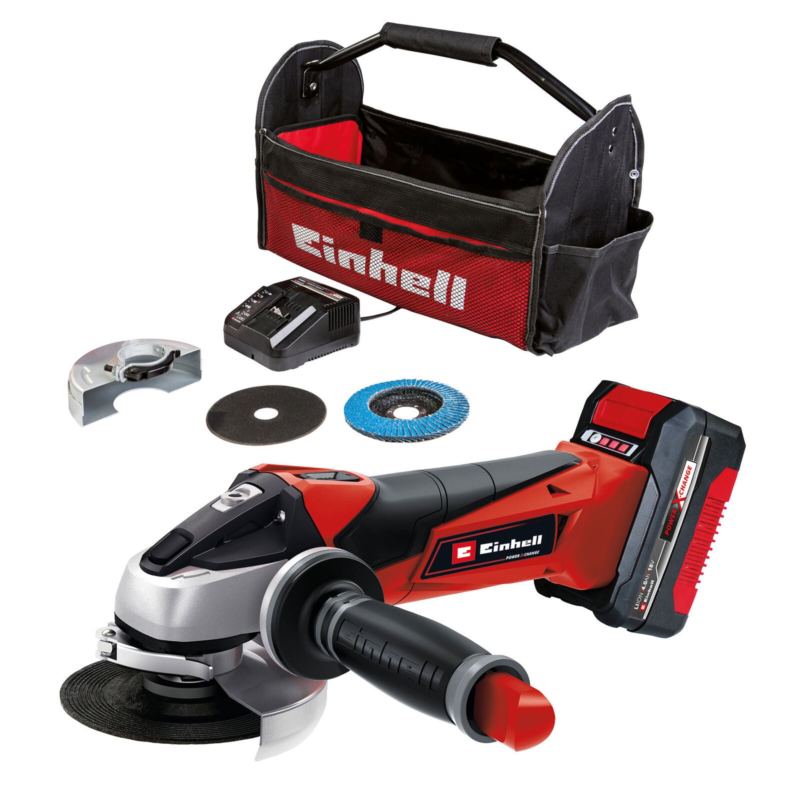 Einhell TE-AG 18/115 Li smerigliatrice angolare 11,5 cm 8500 Giri/min 3,69 kg