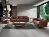 Tavolo angolare quadrato in noce e acciaio cromato