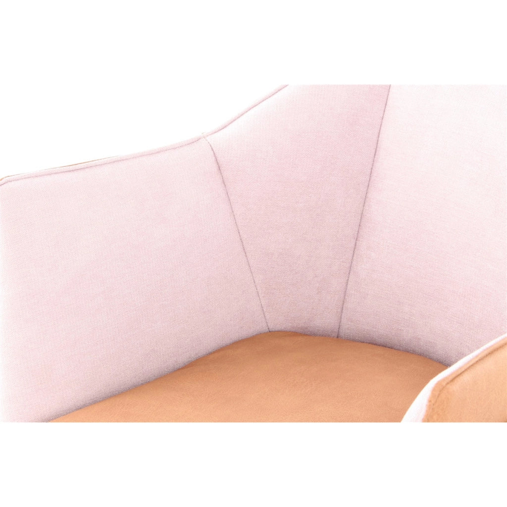 Poltroncina Lounge Marietta in Ecopelle e Metallo