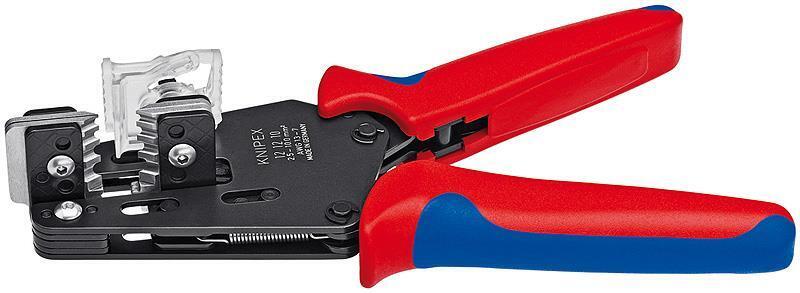 Knipex 12 12 10 pinza spellacavi Blu, Rosso