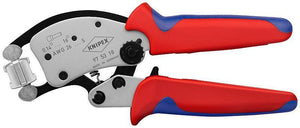 Knipex Twistor16 Crimpatrice Nero, Blu, Rosso, Argento