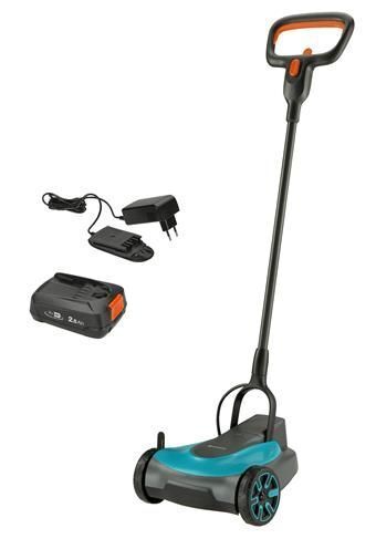 Gardena HandyMower tagliaerba Tagliaerba a spinta Batteria Nero, Blu, Arancione