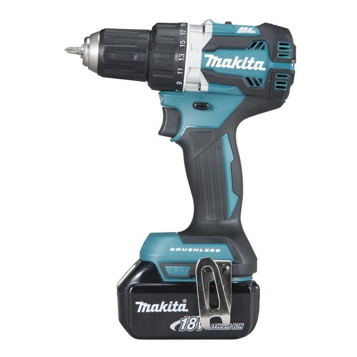 Makita DDF484RTJ trapano Senza chiave 1,6 kg Nero, Blu