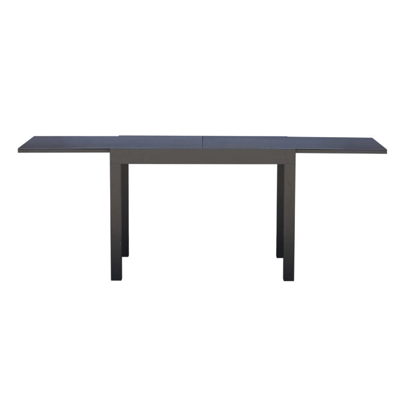 Tavolo Spalato 104/208X75 Alluminio Antracite Moia
