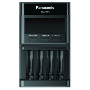 Panasonic Eneloop LCD PRO Caricabatterie BQ-CC65 ERP senza Batteria