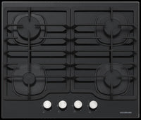 Silverline CS5404B01 piano cottura Nero Da incasso 58 cm Gas 4 Fornello(i)