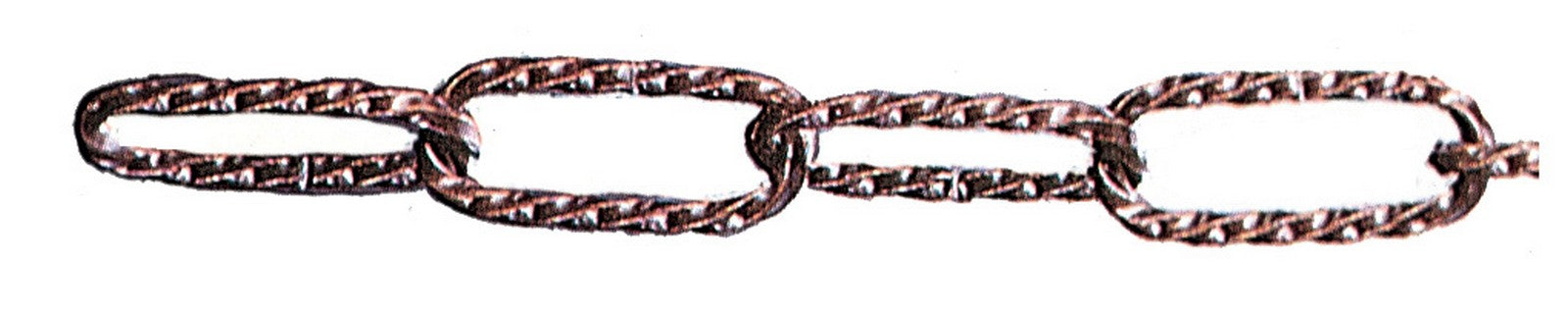 catena lampadari ritorta ottonata mm. 3,5 cod:ferx.20397