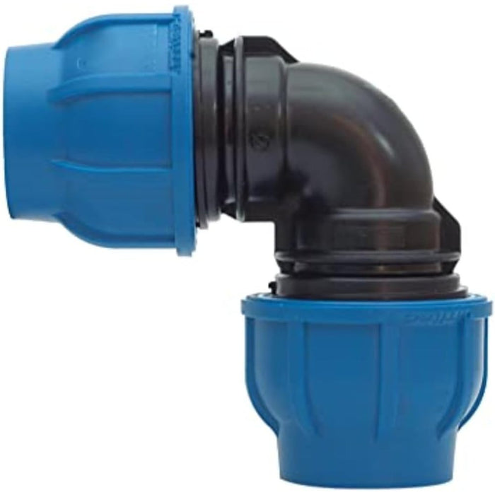 Curva a gomito 90  tubo polietilene connecto plus irritec mm. 32