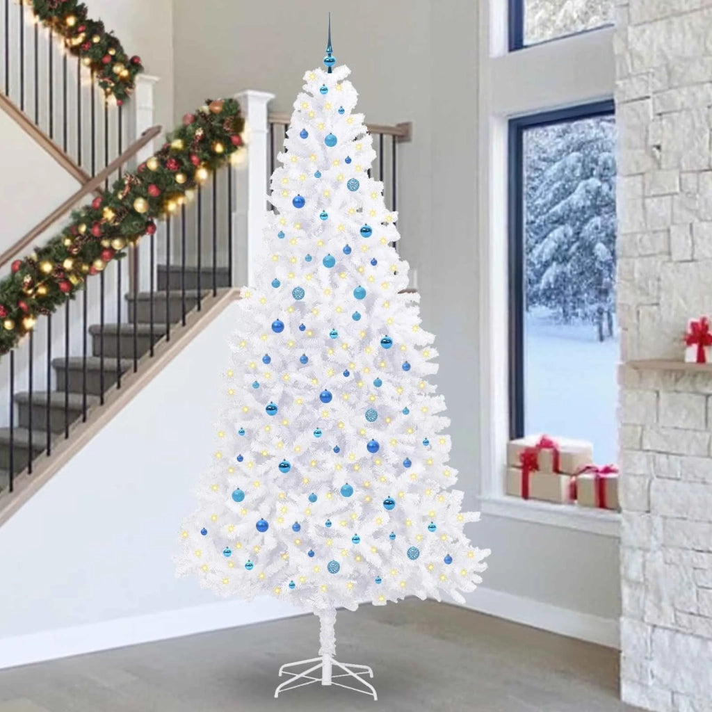 Albero di Natale artificiale Bianco 300 cm PVC e Acciaio 3426565