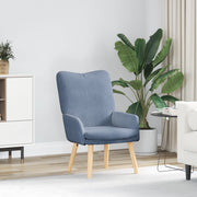 Poltrona Rilassante  in Velluto Blu