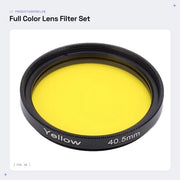 Kit di filtri per obiettivi - Impermeabile/Resistente al petrolio - Interfaccia 40,5 mm - Lega di alluminio/Vetro ottico - Adatto per fotocamere SLR - Inclusa custodia di trasporto - Filtri per fotocamera