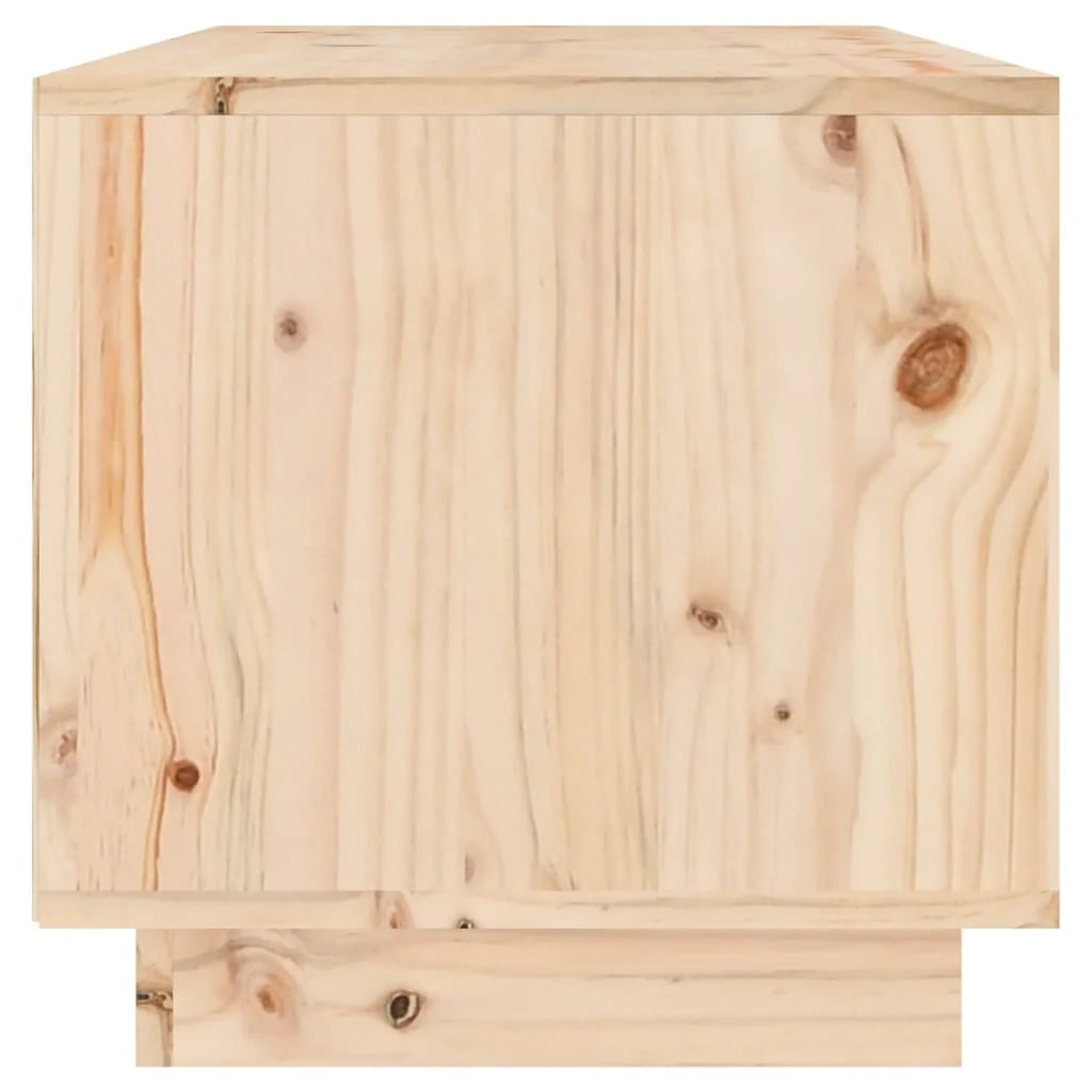 Mobile TV multimediale scaffale TV credenza mobile TV sala da pranzo soggiorno camera da letto 60 x 35 x 35 cm legno massello di pino marrone 02_0026134