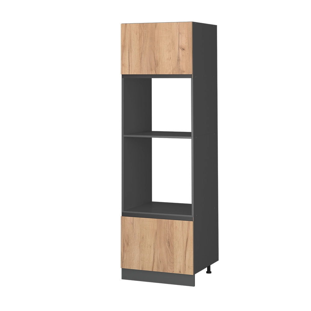 Vicco Set mobili bagno Quercia dorata 60 cm Forma a J
