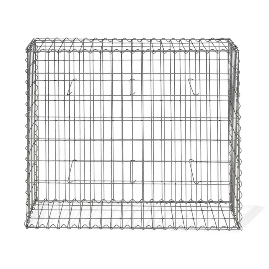 IDMarket - Set di 2 gabbioni in pietra 100 x 30 x 80 cm