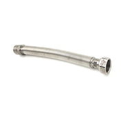 FLESSIBILE INOX RACCORDO IN OTTONE PER ACQUA MF- mm 300/600 12 1/2x1/2- ATON- pezzi 1