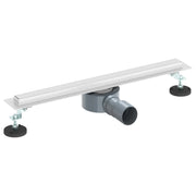 Scolascale per doccia a 360¡ã con modello slim Argento 50 cm CFW3544641