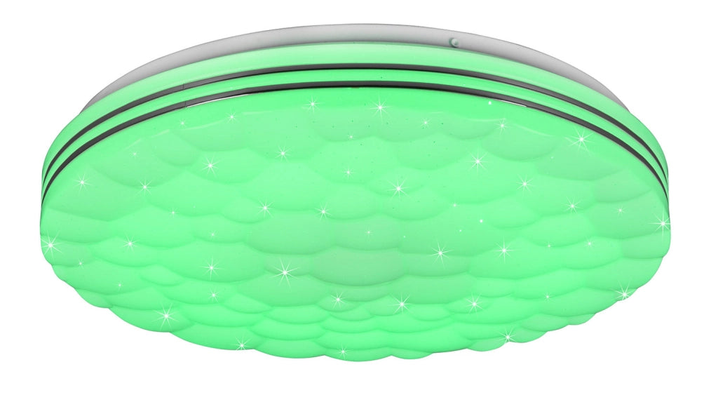 Plafoniera da Interno a LED in Plastica Bianco Opaco