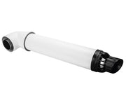 KIT FUMI CON TUBO E CURVA COASSIALE PER SCALDABAGNO USO INTERNO ø80/125   RINNAI ITALIA S.R.L.