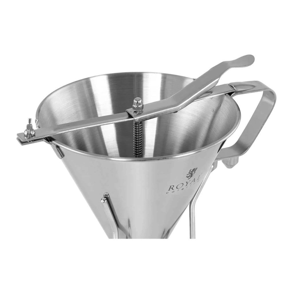 Imbuto a pistone in acciaio inox da 1,8 litri con 3 ugelli modello professionale 14_0004629
