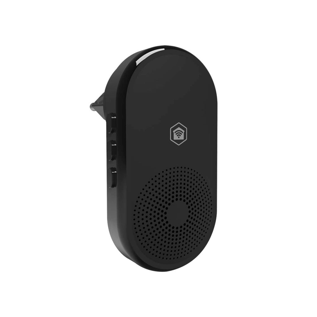 Campanello Senza Fili RF 433 MHz SmartLife 55 Melodie Volume Regolabile Nero Nedis