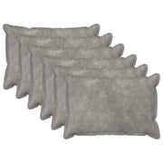 Cuscino HOUTEN 6 pz Grigio Chiaro Fleece in microfibra 933351