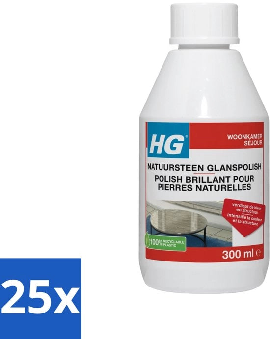 Polishante per Pietra Naturale - Rafforza Colore e Struttura - 300 ml - Confezione in Lotti - 25 pezzi