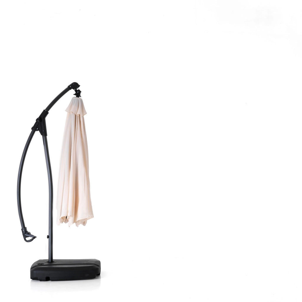 Ombrellone in acciaio antracite cm. H.260 x L.300 x P.300