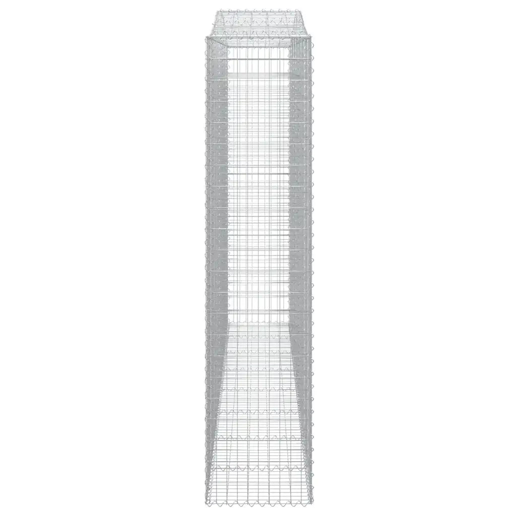 Cesti Gabbioni ad Arco 6 pz 400x50x220/240 cm Ferro Zincato 3146038