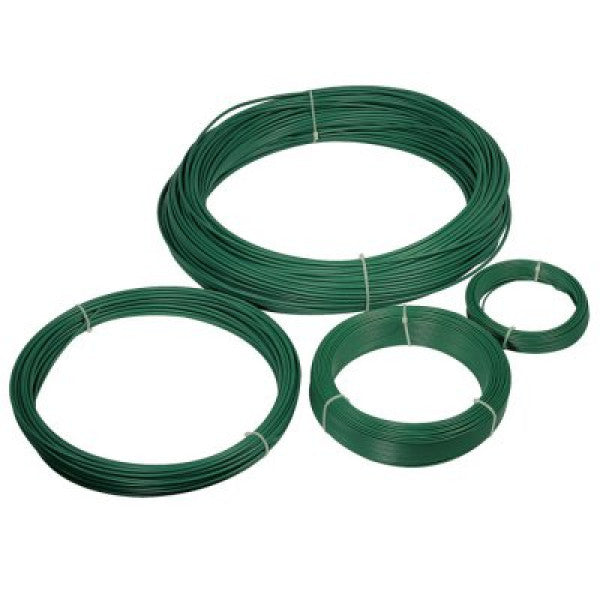 FILO METALLICO PLASTIFICATO 20M DA 3,3MM VERDE