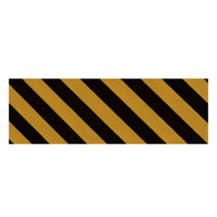 PARACOLPO ADESIVO 25X100CM GIALLO / NERO 3MM