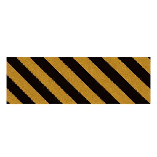 PARACOLPO ADESIVO 25X100CM GIALLO / NERO 3MM