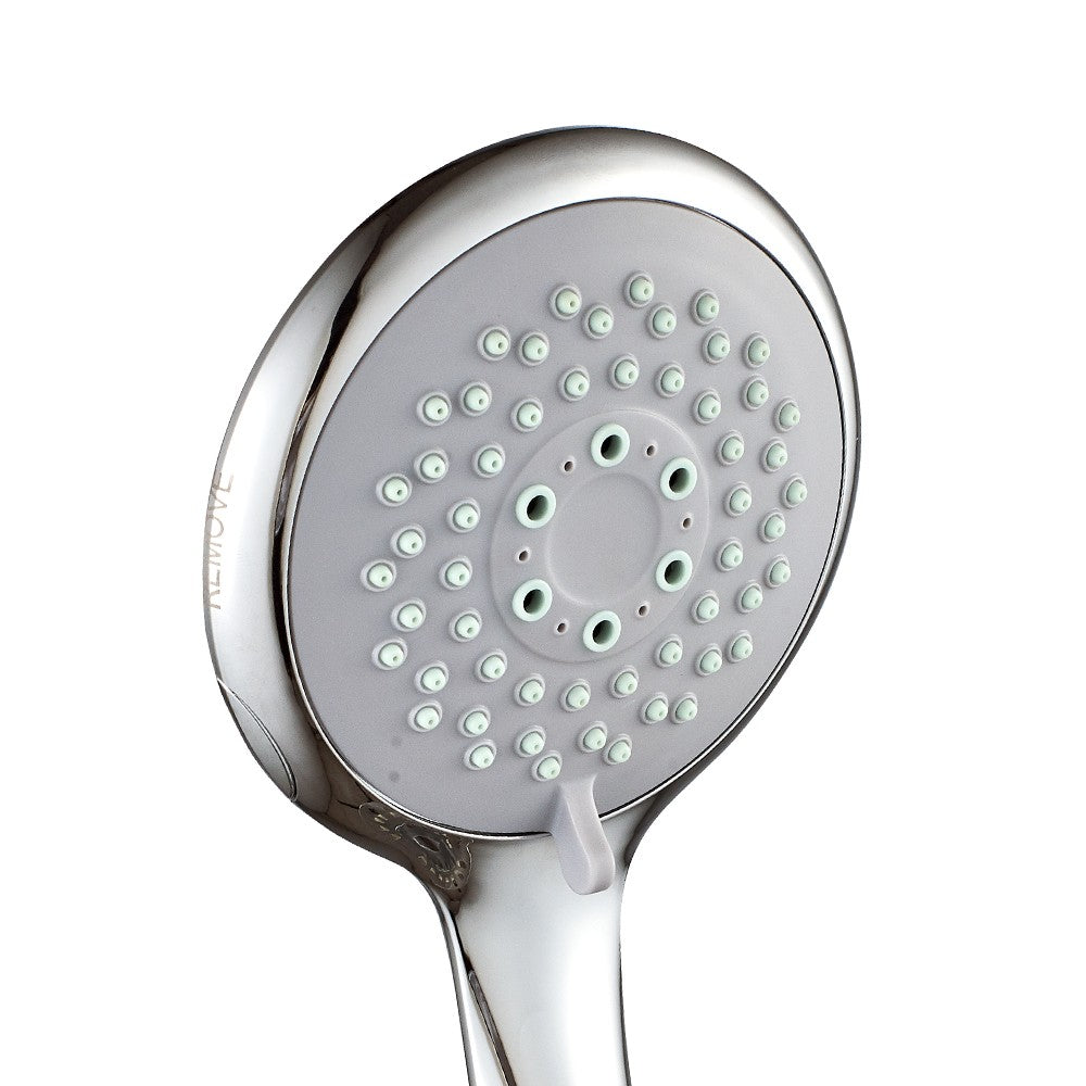 Doccino cromato a 5 getti con regolatore flusso d'acqua - serie energy