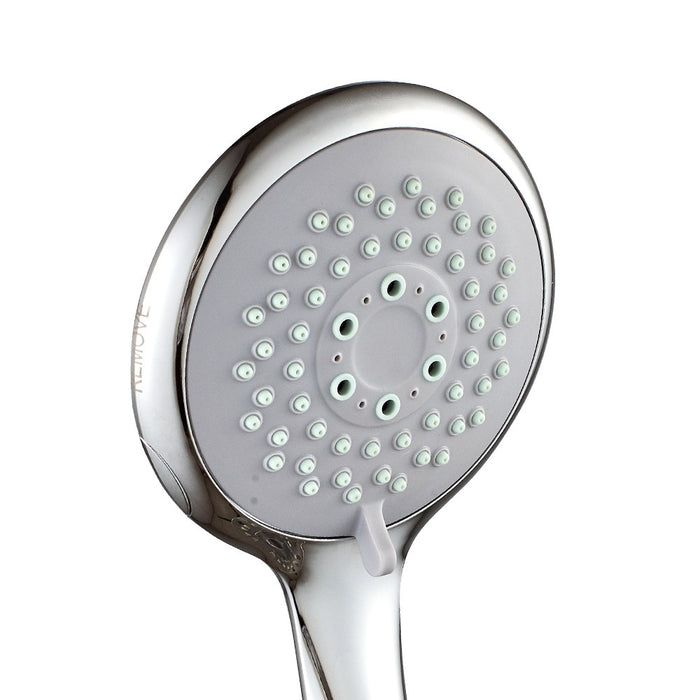 Doccino cromato a 5 getti con regolatore flusso d'acqua - serie energy